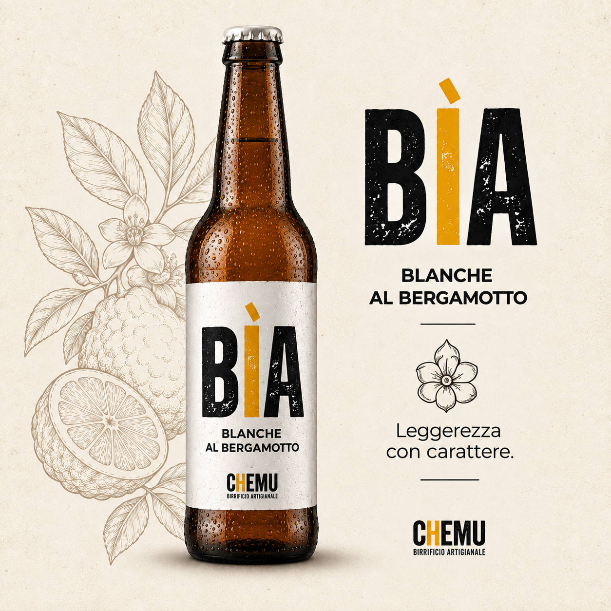 BÌA — birra artigianale CHEMU da 50 cl